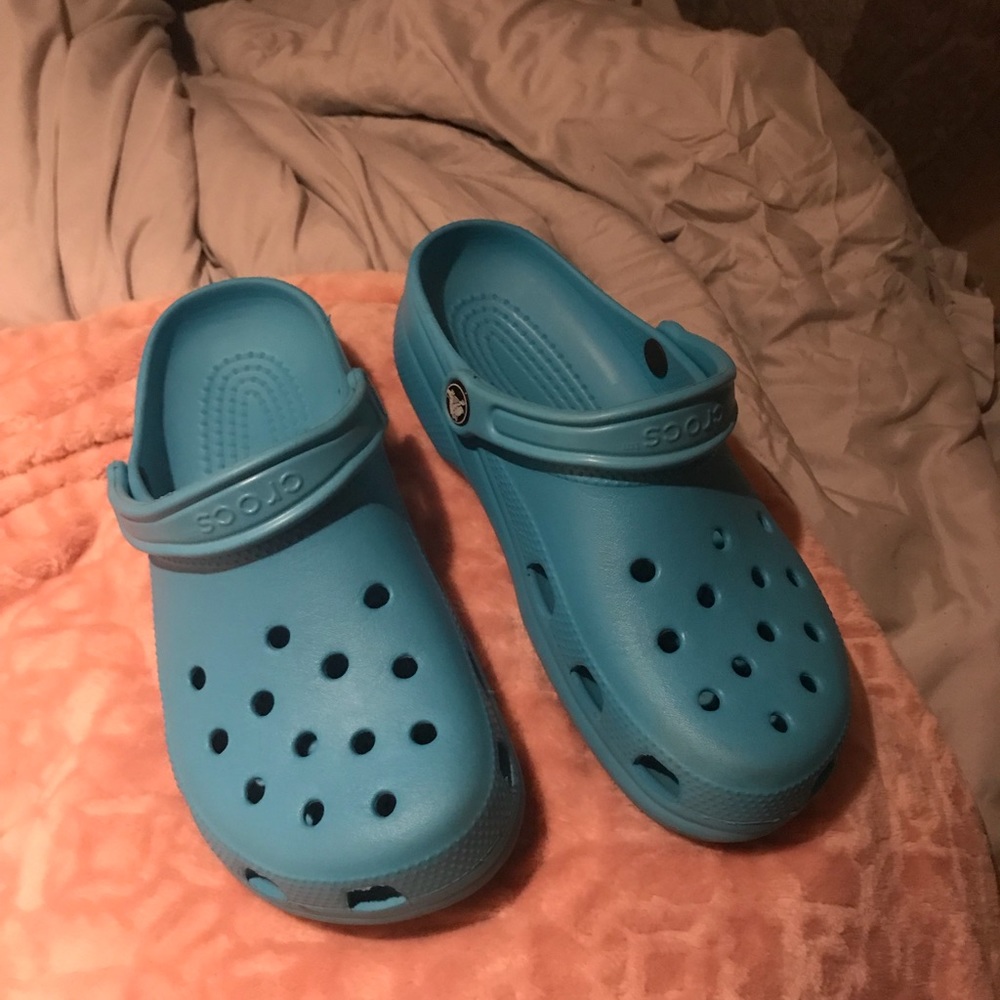 Blue crocs